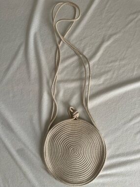 Apprvl NYC Round Woven Crossbody Bag